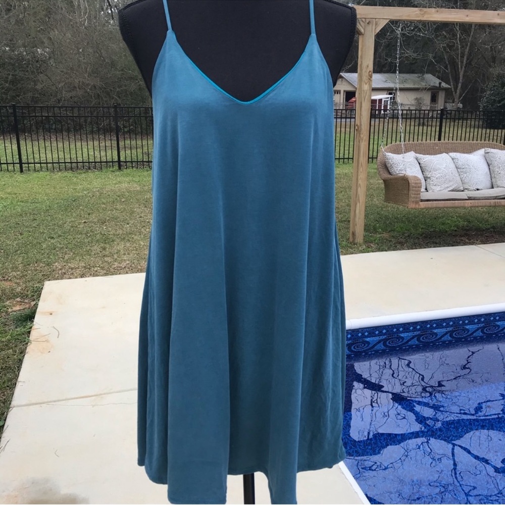 Mikey & Joey Teal Teal Dress